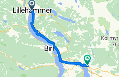 Route in der Bikemap App öffnen