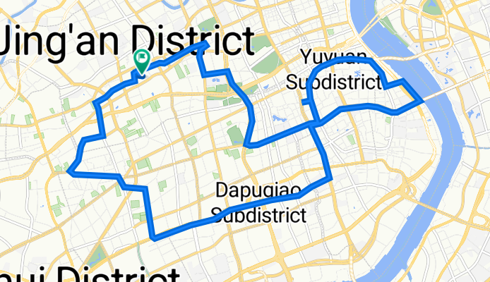 南京西路1376号上海商城1层(波特曼西边星巴克旁), 上海市 nach 南京西路1376号上海商城1层(波特曼西边星巴克旁), 上海市
