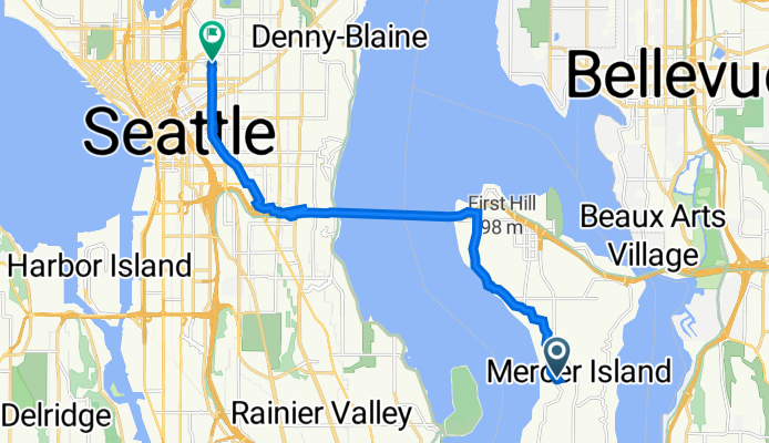 4829–4893 W Mercer Way, Mercer Island to 1830 Broadway, Seattle