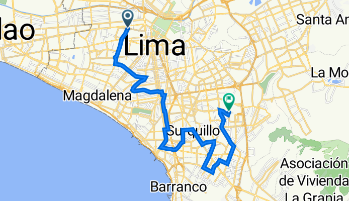 Avenida Tingo María, Lima a Jirón Paseo del Bosque,