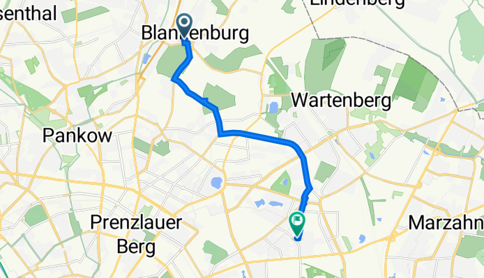 Bahnhofstraße 32A, Berlin to Genslerstraße 17B, Berlin