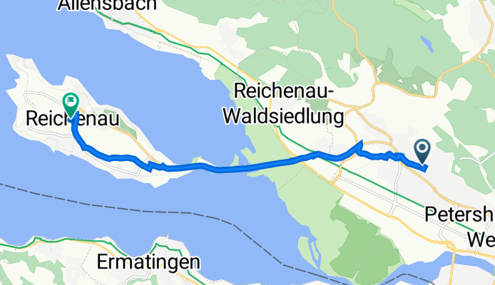 Kneippweg 1, Konstanz nach Häfelishofstraße, Reichenau