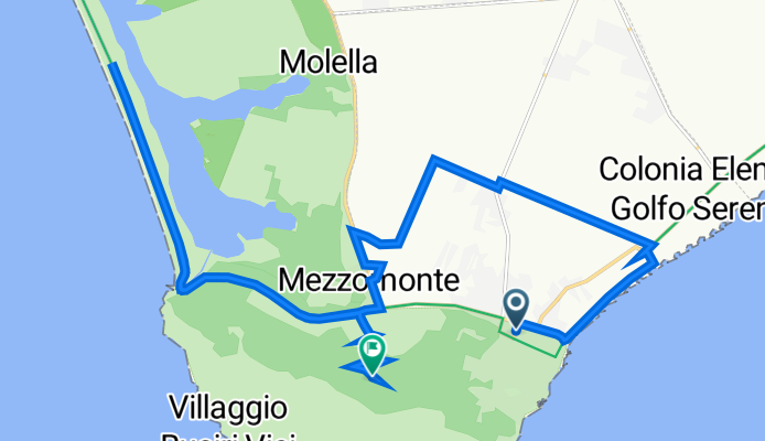 Da Via Barone Ottavio Giacchetti 13, San Felice Circeo a Strada senza nome, San felice Circeo