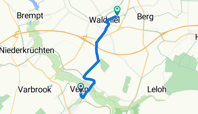 In Venn 8, Wegberg nach Schulstraße 54, Schwalmtal