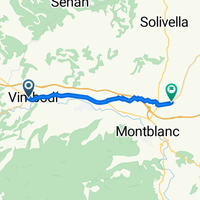 Raval de Lleida, 34, Vimbodí i Poblet to C-241d, Montblanc