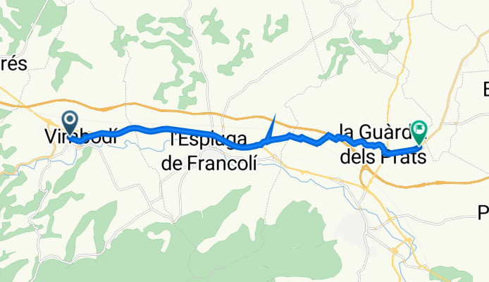 Raval de Lleida, 34, Vimbodí i Poblet to C-241d, Montblanc