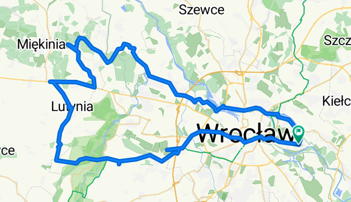 Wrocław -Lutynia -Blonie-Wilkszyn-Wrocław