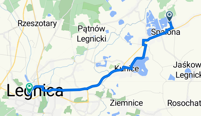 Akacjowa 67, Spalona to Chojnowska 41, Legnica