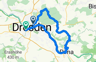 Route in der Bikemap App öffnen