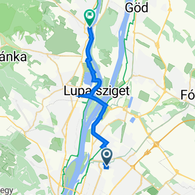 Tél utca 56., Budapest to Duna Korzó 11., Szentendre