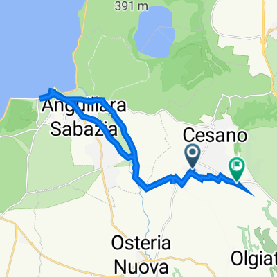 Via della Stazione di Cesano 402, Roma a Via di Baccanello 153, Roma