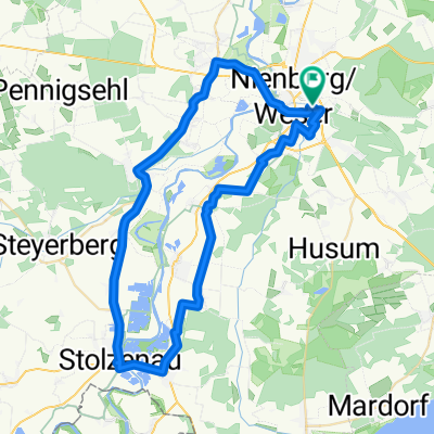 Stolzenau - Nienburg im Herbst
