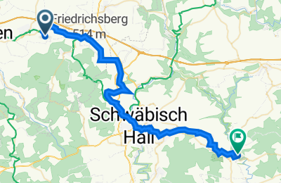 Route in der Bikemap App öffnen