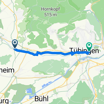 Dorfstraße 3, Ammerbuch à Brunnenstraße 2, Tübingen