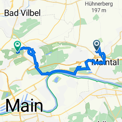 Luisant-Ring 3, Maintal nach Klingenweg 90, Frankfurt am Main