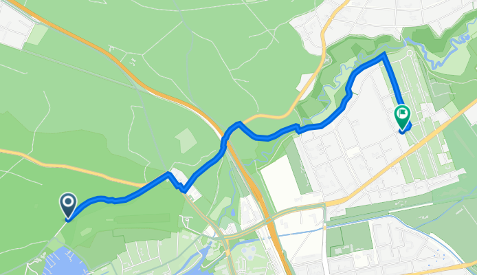 Schwarzer Weg 19–31, Berlin nach Barnabasstraße 30, Berlin