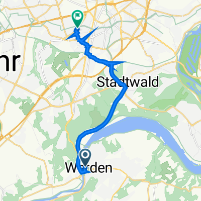 Grafenstraße 36-38, Essen nach Holsterhauser Straße 69, Essen