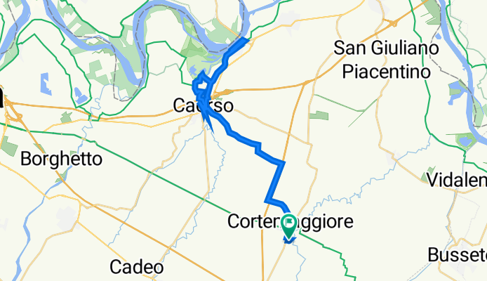 Cortemaggiore - Po San Nazzaro (e ritorno)