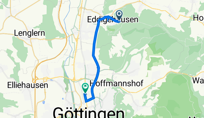 Ritterstieg 3, Bovenden nach Weender Landstraße 92B, Göttingen