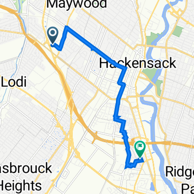 87 NJ-17 N, Maywood to 475 Jackson Ave, Hackensack
