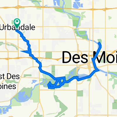3520 86th St, Urbandale to 3520 86th St, Urbandale