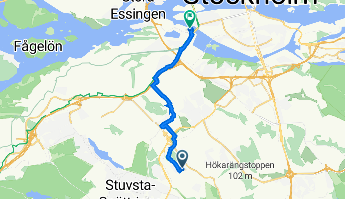 Hagsätravägen 116, Bandhagen to Liljeholmsstranden 3, Stockholm