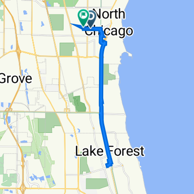 1801–1823 20th St, North Chicago to 1918 Wright Ave, North Chicago