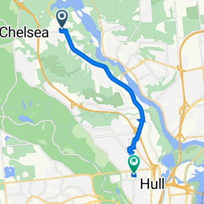 6 Ch Douglas, Chelsea to 33 Rue Archambault, Gatineau