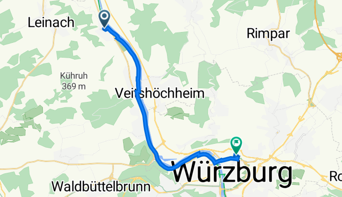 Erlabrunn - Würzburg Hbf