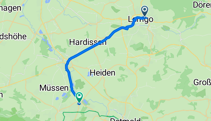 Bruchweg 24, Lemgo nach L944 12, Detmold