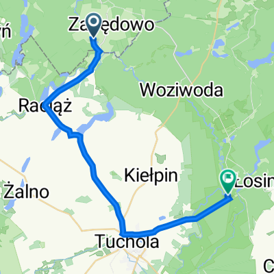 Brda 8, Czersk nach Łosiny, Cekcyn