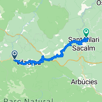GI-520, 1, Viladrau to Carrer de l'Arç, Sant Hilari Sacalm