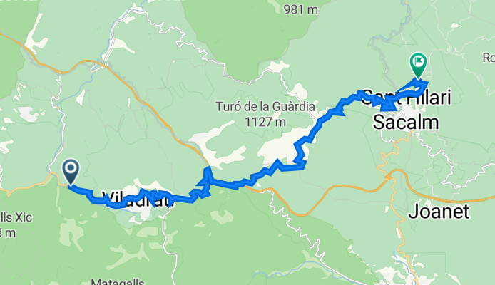 GI-520, 1, Viladrau to Carrer de l'Arç, Sant Hilari Sacalm