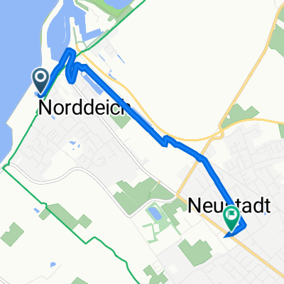Badestraße 9–18, Norden nach Fischerspfad 21, Norden