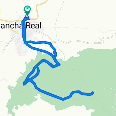 Calle Llano de la Ermita, 78, Mancha Real a Calle Llano de la Ermita, 74, Mancha Real