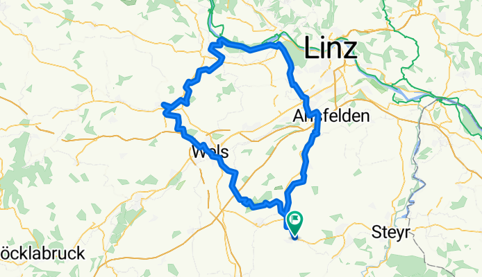 Bad Hall - Wels - Bad Schallerbach - Eferding - Traun - Bad Hall