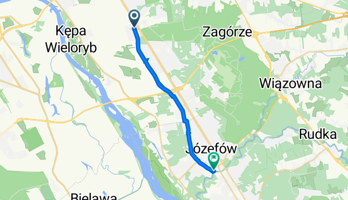 Mrówcza 147A, Варшава до Jarosławska 35, Józefów