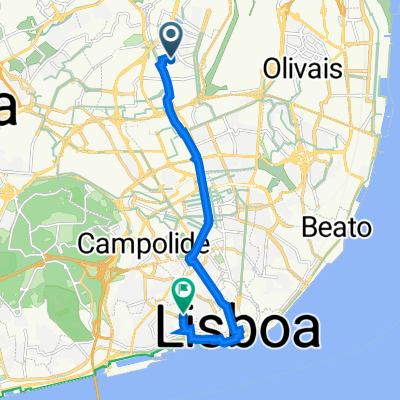 Rua Arnaldo Ferreira 2, Lisboa to Rua de São Bento 136, Lisboa