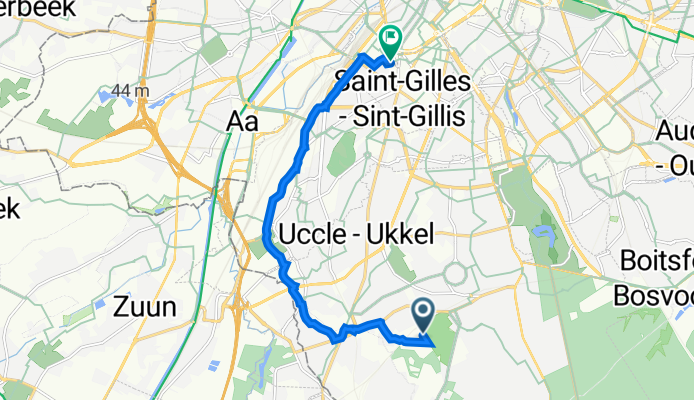 Avenue de la ChĂŞnaie 83, Uccle/Ukkel Ă Rue Vanderschrick 36, Saint-Gilles/Sint-Gillis