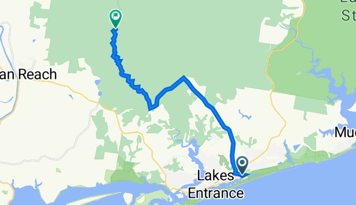 42 Eastern Beach Rd, Lakes Entrance to Gippsland Lakes Discovery Trl, Kalimna West