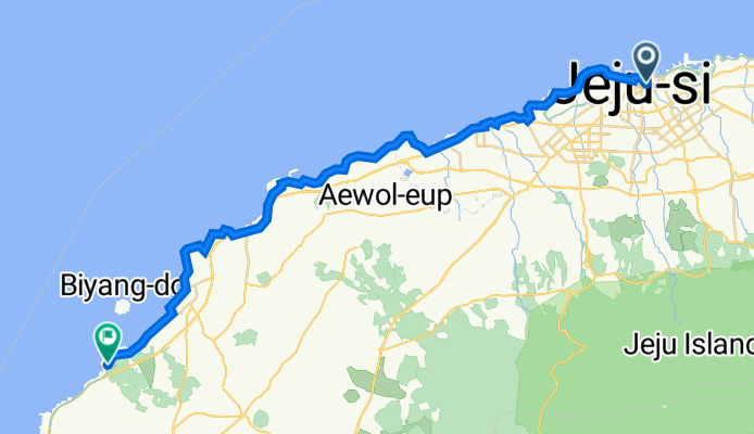 관덕로6길, Jeju to Hallim-ro,