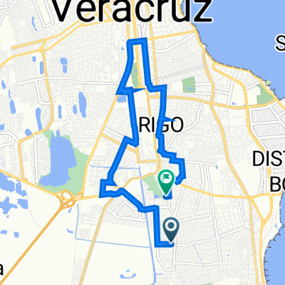 Calle 8 1A, Veracruz to Darío López Orduña #700, Veracruz