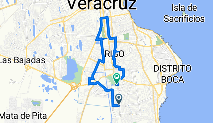 Calle 8 1A, Veracruz to Darío López Orduña #700, Veracruz