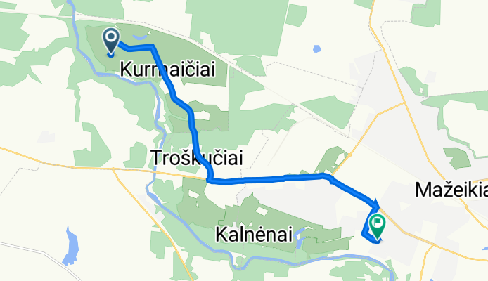 Kurmaičių Sodo 5-oji g. 7, Kurmaičiai to Pavenčių g. 3, Mažeikiai