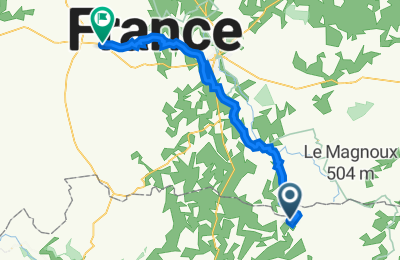 Route in der Bikemap App öffnen