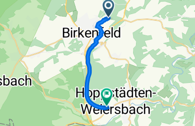 Route in der Bikemap App öffnen