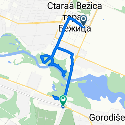 От улица Куйбышева 3, Брянск до улица Бежицкая 1а, Брянск