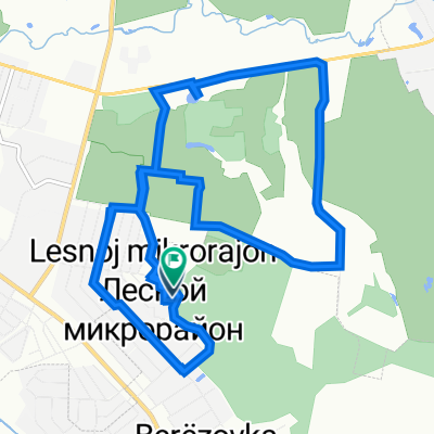 От Кленовая улица 13, Арзамас до Кленовая улица 11, Арзамас
