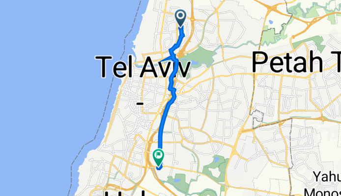 Sderot Frenkel 11, Tel Aviv-Yafo to Oorim Street 11, Tel Aviv-Yafo