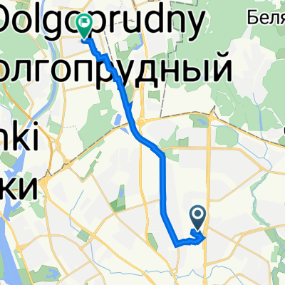 От Алтуфьевское шоссе 37 строение 15, Москва до улица Новый бульвар 5, Долгопрудный